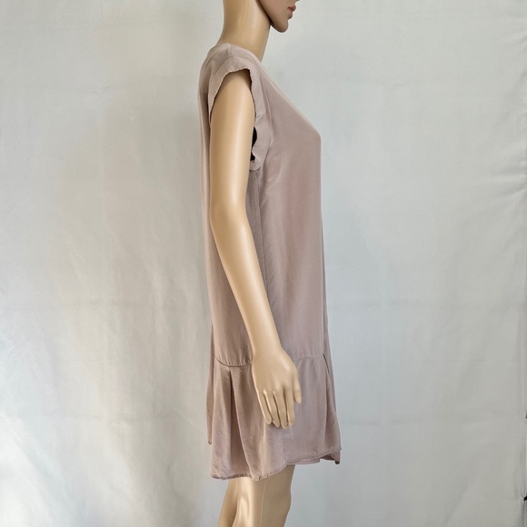 All Saints Romantic Roka Dress in Blush Pink, Women's Size 4 - Picture 3 of 12